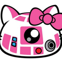 R2-KT Sticker #13 Hello KT (face)